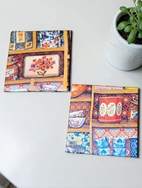 Cottagecore Coaster Set